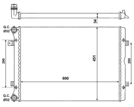Radiator, engine cooling, Image 4
