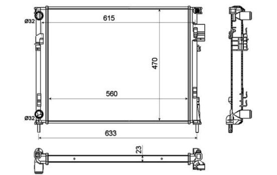 Radiator, engine cooling, Image 5