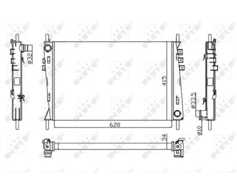 Radiator, engine cooling, Image 4