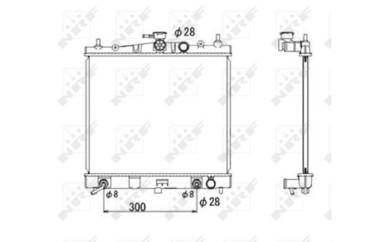 Radiator, engine cooling