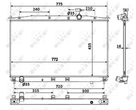 Radiator, engine cooling, Image 5