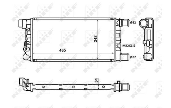 Radiator, engine cooling, Image 3
