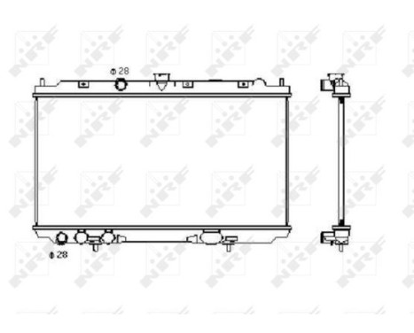 Radiator, engine cooling