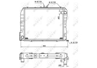 Radiator, engine cooling
