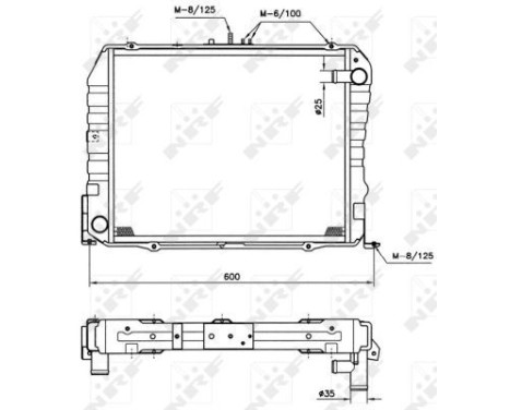 Radiator, engine cooling