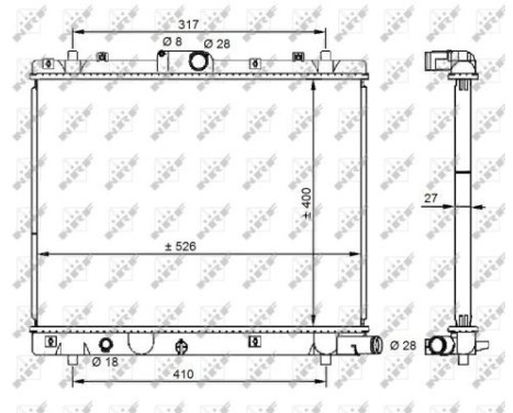 Radiator, engine cooling, Image 3