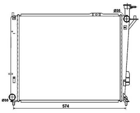 Radiator, engine cooling, Image 5