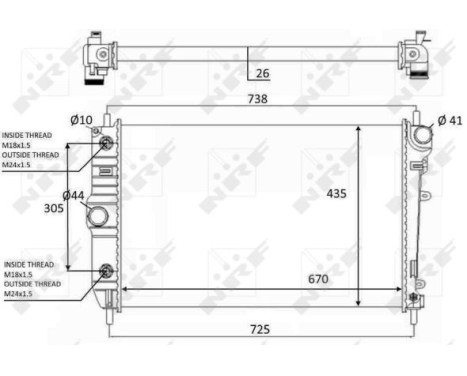 Radiator, engine cooling, Image 5