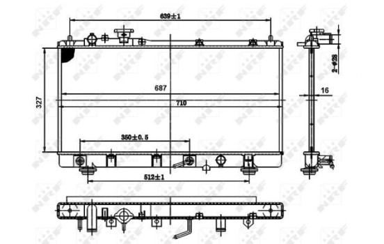 Radiator, engine cooling, Image 2