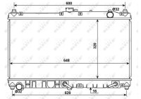 Radiator, engine cooling