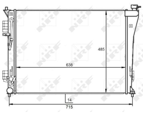 Radiator, engine cooling, Image 3