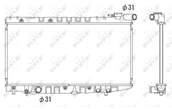 Radiator, engine cooling