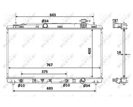 Radiator, engine cooling, Image 4
