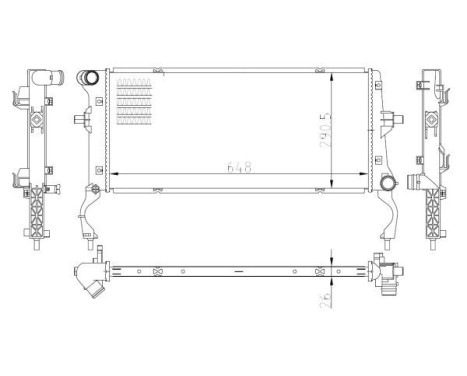 Radiator, engine cooling, Image 4
