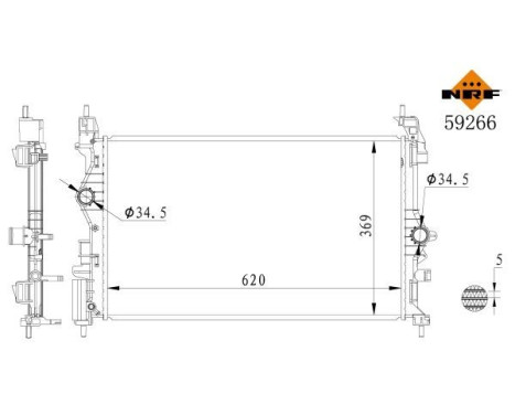 Radiator, engine cooling, Image 5