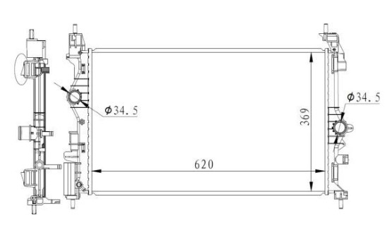 Radiator, engine cooling, Image 5