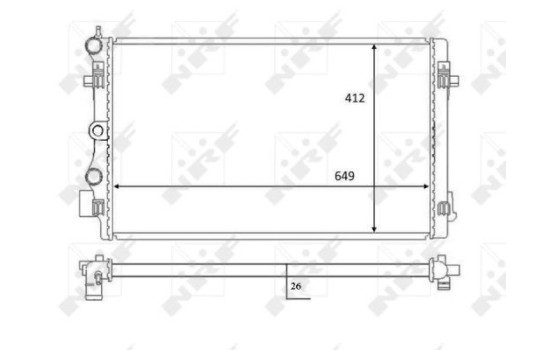 Radiator, engine cooling, Image 6