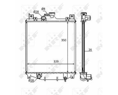 Radiator, engine cooling, Image 2