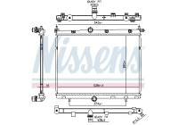 Radiator **FIRST FIT** 606859 Nissens