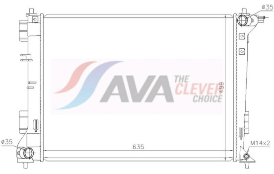 Radiator HY2612 Ava Quality Cooling