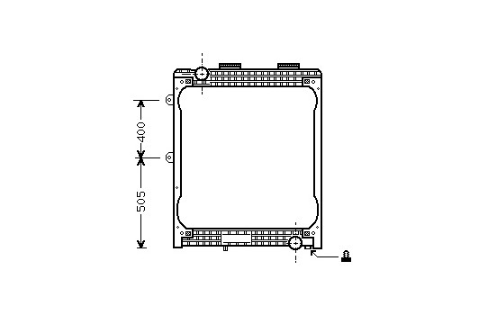 RADIATOR MAN 81.06101.6423 64002007 International Radiators