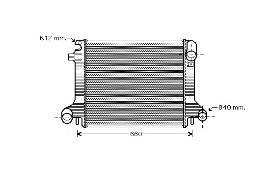RADIATOR MB815 / 923/1023/1223 98- 31002206 International Radiators