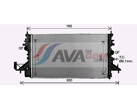 Radiator OL2743 Ava Quality Cooling, Image 2