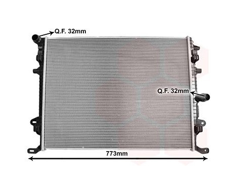 RADIATOR PETROL 58012707 International Radiators