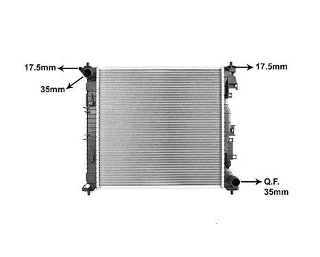 RADIATOR PETROL 82012754 International Radiators