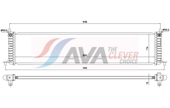 Radiator TE2004 Ava Quality Cooling