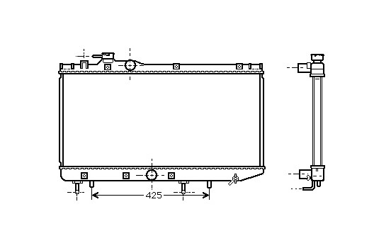 RADIATOR TERCEL 15D AT 94-99 53002275 International Radiators