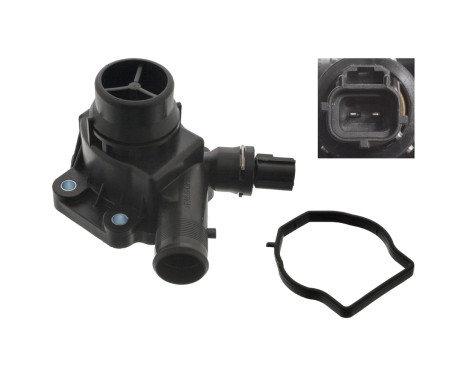 Thermostat, coolant 100228 FEBI