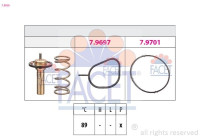 Thermostat, coolant 7.8826 Facet