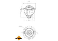 Thermostat, coolant EASY FIT