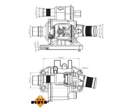 Thermostat, coolant EASY FIT, Image 5