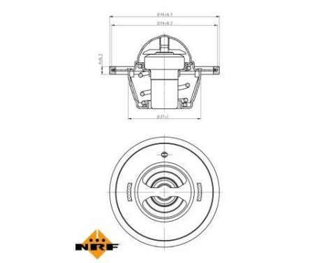 Thermostat, coolant EASY FIT, Image 2