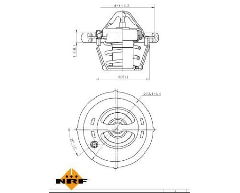Thermostat, coolant EASY FIT, Image 4