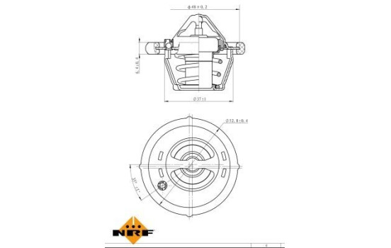Thermostat, coolant EASY FIT, Image 4