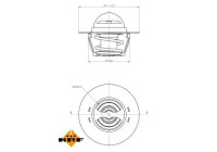 Thermostat, coolant EASY FIT