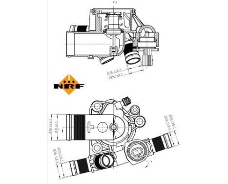 Thermostat, coolant EASY FIT, Image 2