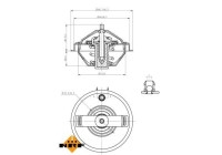 Thermostat, coolant EASY FIT