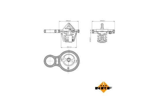 Thermostat, coolant EASY FIT, Image 3