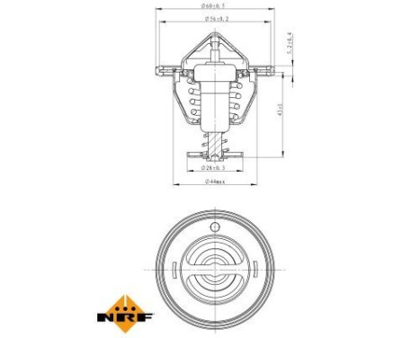 Thermostat, coolant EASY FIT, Image 2