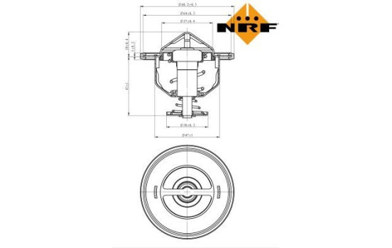 Thermostat, coolant EASY FIT