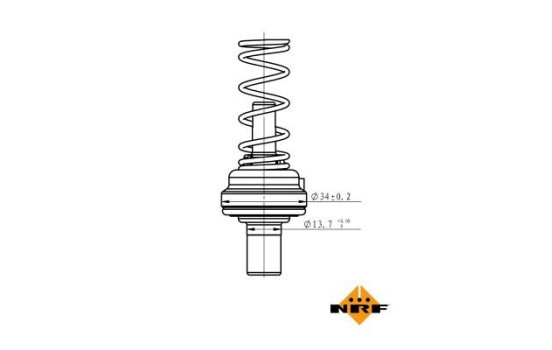 Thermostat, coolant EASY FIT