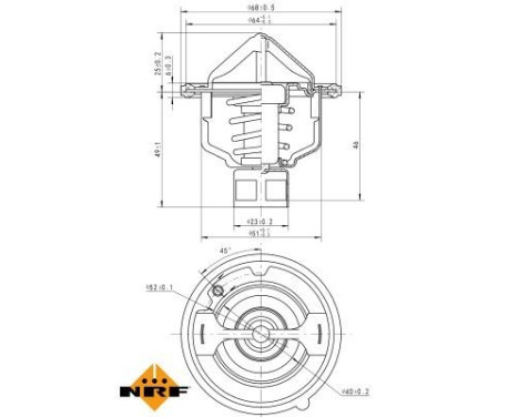 Thermostat, coolant EASY FIT, Image 3
