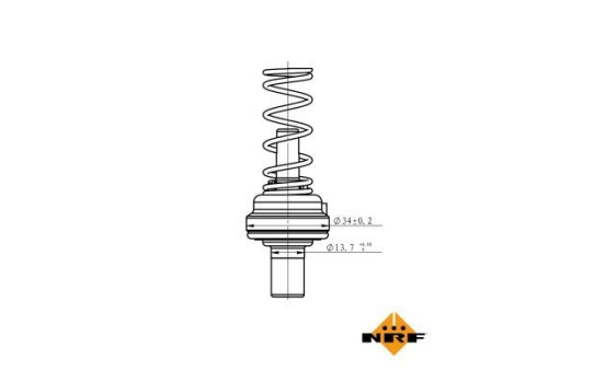 Thermostat, coolant EASY FIT