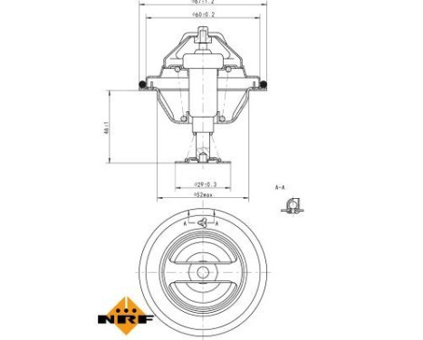 Thermostat, coolant EASY FIT