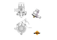 Thermostat, coolant EASY FIT