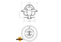 Thermostat, coolant EASY FIT